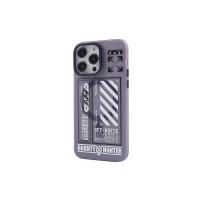 Newface iPhone 14 Pro Kılıf Apollo Magneticsafe Desenli Kapak - Apollo Mor - 1