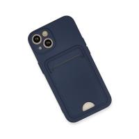 Newface iPhone 13 Kılıf Kelvin Kartvizitli Silikon - Lacivert