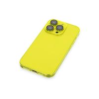 Newface iPhone 14 Pro Kılıf Armada Lensli Kapak - Sarı