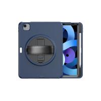 Newface iPad 2022 10.9 (10.nesil) Kılıf Hand Strap Tablet Kılıfı - Lacivert