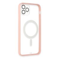 Newface iPhone 11 Pro Max Kılıf Grand Magneticsafe Kapak - Pembe