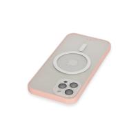 Newface iPhone 12 Pro Kılıf Grand Magneticsafe Kapak - Pembe