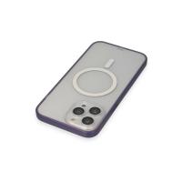 Newface iPhone 14 Pro Kılıf Grand Magneticsafe Kapak - Mor