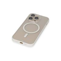 Newface iPhone 14 Pro Max Kılıf Grand Magneticsafe Kapak - Beyaz