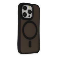 Newface iPhone 15 Pro Kılıf Oslo Magsafe Kapak - Siyah