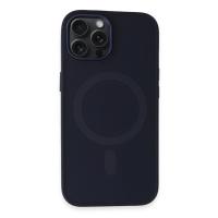 Newface iPhone 15 Pro Kılıf Oslo Magsafe Kapak - Lacivert
