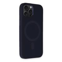 Newface iPhone 15 Pro Kılıf Oslo Magsafe Kapak - Lacivert