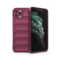 Newface iPhone 11 Pro Max Kılıf Optimum Silikon - Bordo