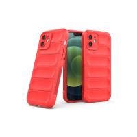 Newface iPhone 12 Kılıf Optimum Silikon - Kırmızı