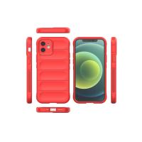 Newface iPhone 12 Kılıf Optimum Silikon - Kırmızı