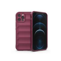 Newface iPhone 12 Pro Kılıf Optimum Silikon - Bordo