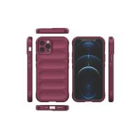 Newface iPhone 12 Pro Kılıf Optimum Silikon - Bordo