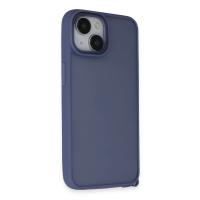 Newface iPhone 15 Kılıf Elegant Kapak - Açık Mavi