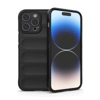 Newface iPhone 14 Pro Max Kılıf Optimum Silikon - Siyah