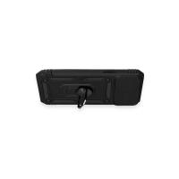 Newface iPhone 12 Pro Max Kılıf Pars Lens Yüzüklü Silikon - Siyah