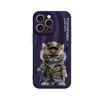 Newface iPhone 14 Pro Kılıf Crew Desenli Kapak - Kedi - 2