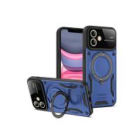 Newface iPhone 11 Kılıf Joy Lens Standlı Kapak - Lacivert