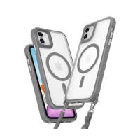 Newface iPhone 12 Kılıf Enka Magsafe Silikon Kılıf - Titan Gri