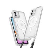 Newface iPhone 12 Kılıf Enka Magsafe Silikon Kılıf - Şeffaf