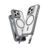 Newface iPhone 14 Pro Max Kılıf Enka Magsafe Silikon Kılıf - Titan Gri