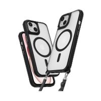 Newface iPhone 15 Kılıf Enka Magsafe Silikon Kılıf - Siyah