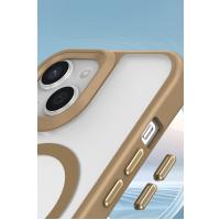 Newface iPhone 15 Plus Kılıf Enka Magsafe Silikon Kılıf - Şeffaf