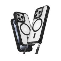 Newface iPhone 15 Pro Max Kılıf Enka Magsafe Silikon Kılıf - Siyah