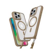 Newface iPhone 16 Pro Kılıf Enka Magsafe Silikon Kılıf - Desert