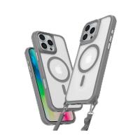 Newface iPhone 16 Pro Kılıf Enka Magsafe Silikon Kılıf - Titan Gri