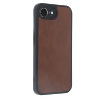 Newface iPhone 16E Kılıf Aras Deri Kapak - Taba