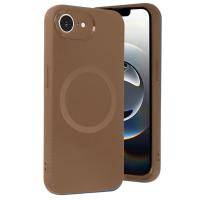 Newface iPhone 16E Kılıf Maya Karbon Kapak - Kahverengi