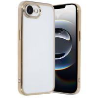 Newface iPhone 16E Kılıf Razer Lensli Silikon - Gold