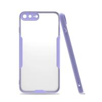 Newface iPhone 7 Plus Kılıf Platin Silikon - Lila