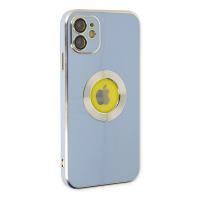 Newface iPhone 12 Kılıf Store Silikon - Sierra Blue