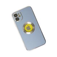 Newface iPhone 12 Kılıf Store Silikon - Sierra Blue