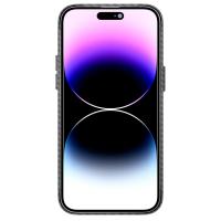 Newface iPhone 12 Pro Max Kılıf Mekanik Magsafe Kapak - Füme - 3