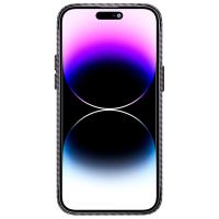 Newface iPhone 12 Pro Max Kılıf Mekanik Magsafe Kapak - Derin Mor