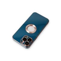 Newface iPhone 14 Pro Max Kılıf Store Silikon - Mavi