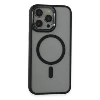 Newface iPhone 15 Pro Max Kılıf Room Magneticsafe Silikon - Siyah