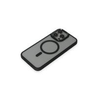 Newface iPhone 15 Pro Max Kılıf Room Magneticsafe Silikon - Siyah