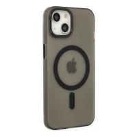 Newface iPhone 15 Kılıf Lodos Magneticsafe Mat Kapak - Siyah