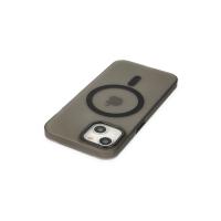 Newface iPhone 15 Kılıf Lodos Magneticsafe Mat Kapak - Siyah