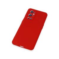 Newface One Plus 9 Pro Kılıf Nano içi Kadife Silikon - Kırmızı