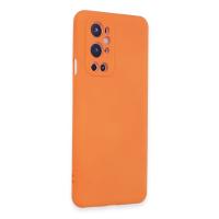 Newface One Plus 9 Pro Kılıf Nano içi Kadife Silikon - Turuncu