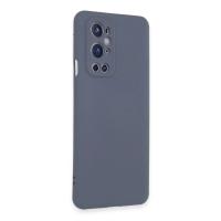 Newface One Plus 9 Pro Kılıf Nano içi Kadife Silikon - Gri