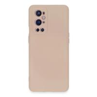 Newface One Plus 9 Pro Kılıf Nano içi Kadife Silikon - Pudra