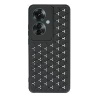 Newface Oppo Reno 11F Kılıf Petek Silikon Kapak - Siyah