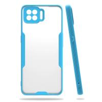 Newface Oppo A73 Kılıf Platin Silikon - Mavi