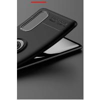 Newface Oppo Find X2 Kılıf Range Yüzüklü Silikon - Mavi