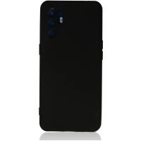 Newface Oppo Reno 6 Kılıf Nano içi Kadife Silikon - Siyah